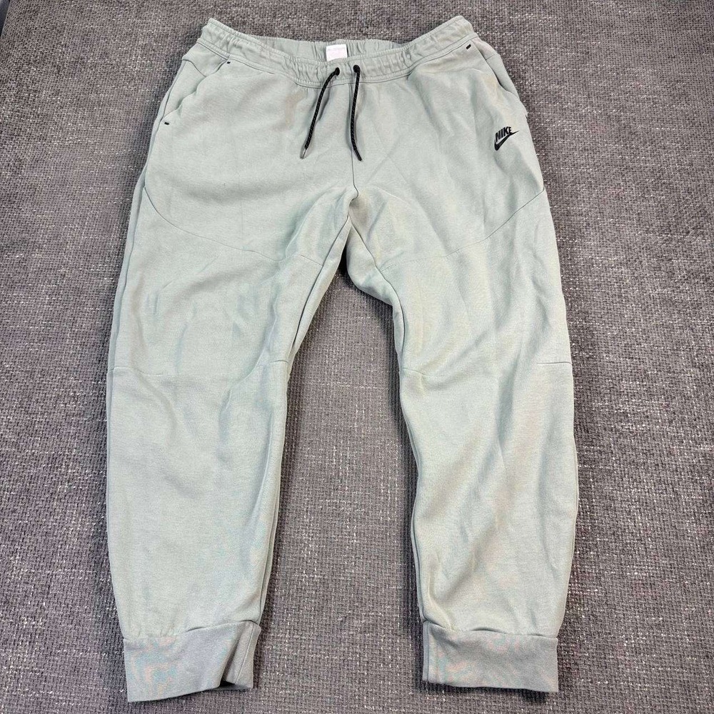 Nike Tech Fleece Joggers Mens XXL Sage Green Tapered Sportswear Sweatpants